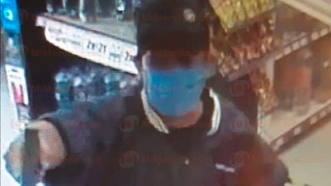 El ladrón amagó al encargado del lugar y se apoderó del dinero en efectivo (Foto: RED-113)