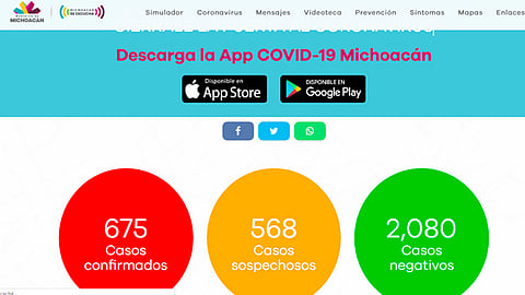 Mantente informado sobre los datos de Covid-19 (Foto: Captura de pantalla)