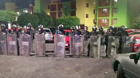 Eran cerca de 40 personas reunidas en la colonia Infonavit La Colina (Foto: Cortesía)