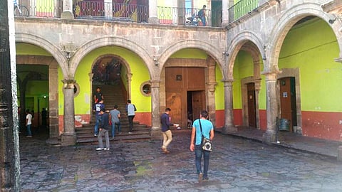 Estudiantes pidieron comprensión de la autoridad nicolaita (Foto: Honorable Casa del Estudiante Nicolaita, Morelia Michoacán)