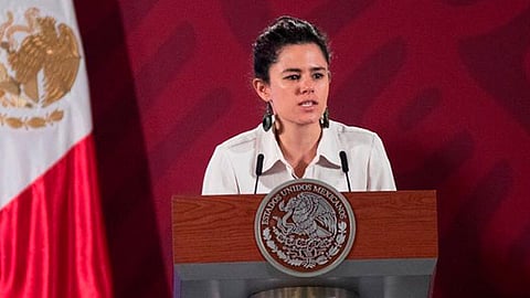 Luisa Alcalde invitó a las empresas a seguir las medidas de sanidad (Foto: Cortesía)