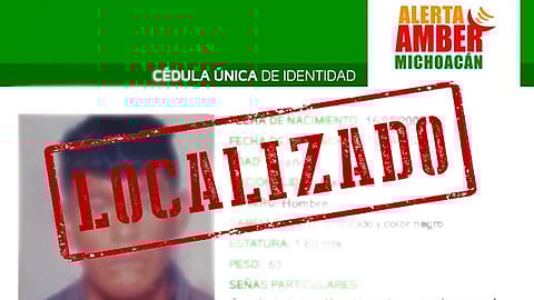 El agraviado corroboró que el motivo de su ausencia fue por voluntad propia (Foto ilustrativa facebook AlertaAmberMich)