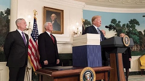 Trump pasó semanas impulsando el medicamento como una posible cura para el Covid-19 (Foto: whitehouse.gov)