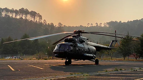 El helicóptero permitirá combatir con descargas de agua desde el helibalde, mientras que los brigadistas abarcarán diversos frentes por tierra (Foto: Cortesía)