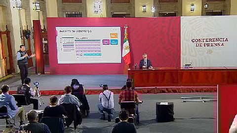 Hay 71 mil 105 casos acumulados, 125 mil 036 casos negativos este lunes (Foto YouTube: Gobierno de México)