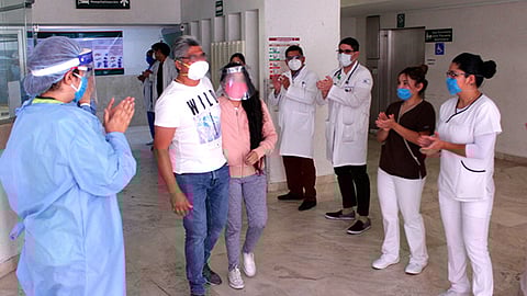 “Quiero agradecer a todos los del hospital, porque gracias a ellos estoy con vida”, expresó la paciente (Foto Cortesía)