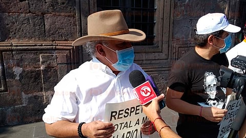 Eduardo Tena comentó que funcionarios de la Michoacana han “hecho caso omiso” a los llamados del Comité (Foto. Guadalupe Martínez)