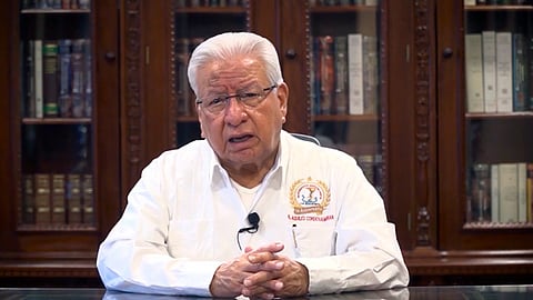 Córdoba Morán se pronunció incrédulo de las cifras oficiales emitidas por el gobierno federal respecto al Covid-19 (Foto: captura FB/Ing. Aquiles Córdova Morán)