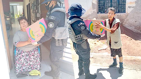 Se prioriza a familiares de los contagiados, a quienes han quedado sin trabajo, adultos mayores, mujeres embarazadas y madres en lactancia, personas con discapacidad (Foto Cortesía)