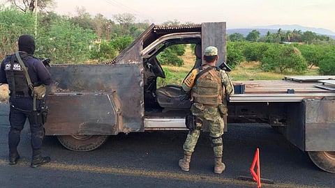 Fue asegurado en la localidad El Charapo, municipio de Aguililla (Foto: Cortesía)
