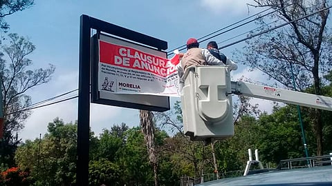 12 millones 223 mil 255 pesos fueron obtenidos por derechos de anuncio y 994 mil 694 pesos por clausuras e infracciones (Foto: cortesía)