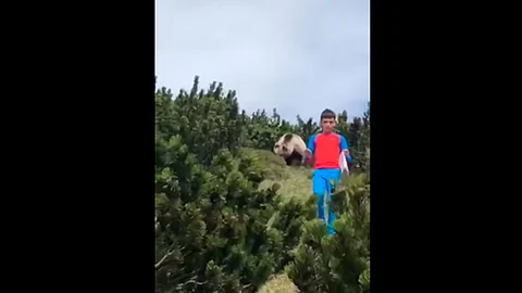 El infante de al menos unos 12 años fue identificado como Alessandro (Foto: fotograma YouTube/ La Voce del Trentino Tv)