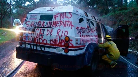 El robo se dio tras una manifestación, hecho que dio origen a la carpeta de investigación respectiva (Foto: RED 113)