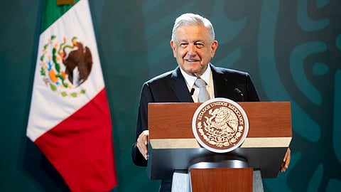 De concretarse, ésta sería la primera vez que AMLO salga de gira internacional (Foto: Cortesía)