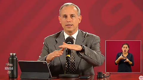 “Es un reto que vamos a enfrentar todos los países del hemisferio norte”, dijo López-Gatell (Fotograma YouTube: Gobierno de México)