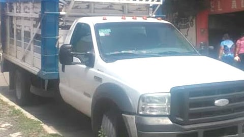 El automotor fue asegurado y puesto a disposición de la autoridad competente, a efecto de llevar a cabo las actuaciones respectivas (Foto Cortesía)