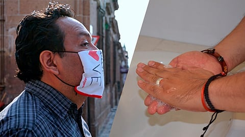 La SSM pide a las y los michoacanos mantener como obligatorio el uso de cubrebocas todo el tiempo (Foto: Cortesía)