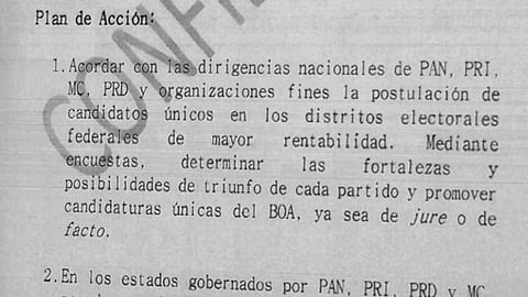 Este martes por la mañana en la conferencia de AMLO se presentó el supuesto documento (Foto Twitter: @jenarovillamil)