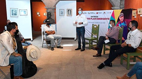 El Plan Emergente de Apoyo a la Economía de las Familias Michoacanas ha entregado créditos en 94 municipios (Foto Cortesía)