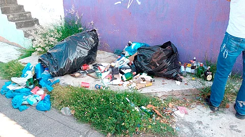 Recibió un apercibimiento de la autoridad municipal para que evite esta práctica que es de gran riesgo por la contingencia sanitaria (Foto Cortesía)