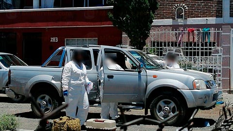 Se trata de una camioneta Nissan Frontier (Fotograma: RED 113)
