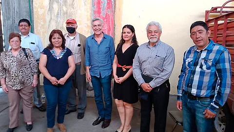 La asociación civil Agenda 2030 se reunió con el senador por Michoacán Cristóbal Arias Solís (Foto Cortesía)