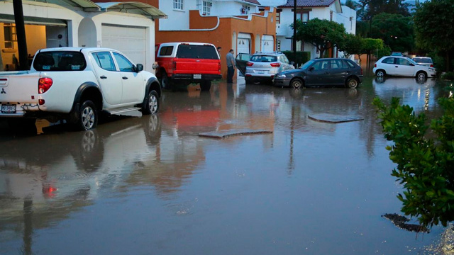 Supervisaron las colonias que presentaron mayores afectaciones principalmente al sur de la capital (Foto: Cortesía)