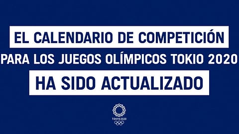 Presentan calendario de los Juegos Olímpicos de Tokio 2021