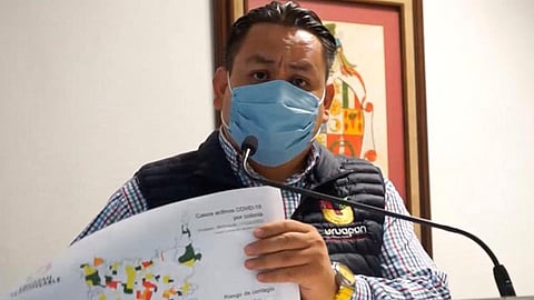 El edil reiteró a los uruapenses que la pandemia aún no termina (Foto: cortesía)