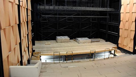 Luego del abandono por más de 9 años, el Teatro Matamoros tienen nuevos acabados (Foto: Cortesía)