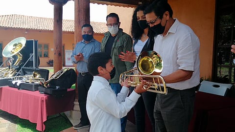 Este programa tiene la finalidad de formar instrumentistas y preservar el patrimonio musical del estado (Foto: cortesía)