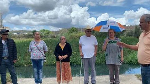 Movimiento Antorchista busca pago de indemnización a campesinos de la Mintzita