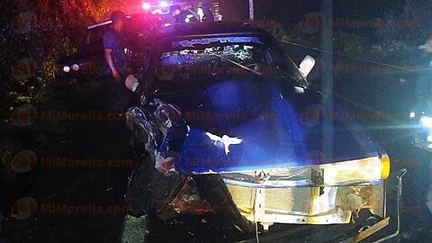Oficiales de la Policía de Tránsito acudieron al lugar del percance y realizaron el peritaje correspondiente (Foto: Red 113)