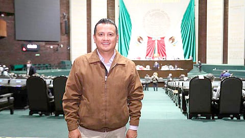 El legislador de Morena, puntualizó que fueron evidenciados los lujos del avión presidencial, los cuáles calificó de insultos para los millones de mexicanos (Foto Cortesía)