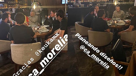 En un par de imágenes se alcanza a ver ligeramente lo que parece ser una propuesta de diseño (Foto: captura IG/ jlhb33)