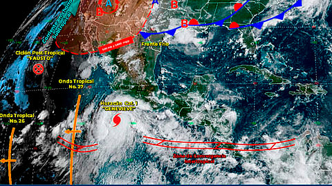 Provocará lluvias en Guerrero, Michoacán, Colima, Oaxaca y Jalisco (Foto: Conagua)