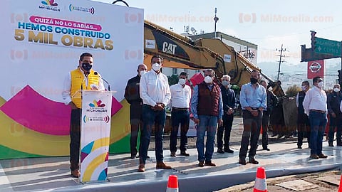 “Modernizar vialidades es oportuno en tiempos de pandemia", dijo el mandatario (Foto: Cynthia Arroyo)