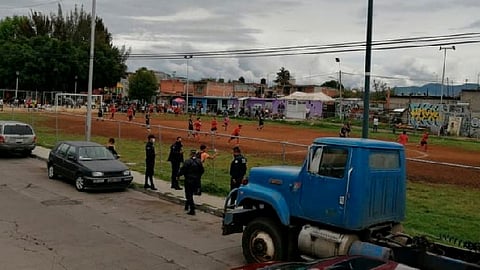 El evento deportivo se realizaba en la colonia 13 de marzo
(Foto: Cortesía)