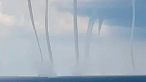 El fenómeno natural no se había visto anteriormente en video (Foto: Frank Leday)