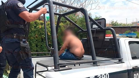 Pleito vecinal termina en machetazos y con un detenido, en Morelia