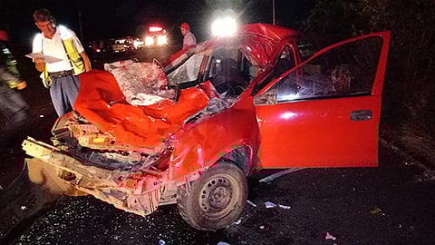 Sobre el percance se supo que la emergencia ocurrió durante los primeros minutos de la de este sábado (Foto: Red 113)