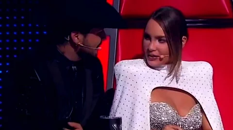 A ambos los vimos algo sospechosos en la emisión que busca estrellas (Fotograma: La Voz Azteca)