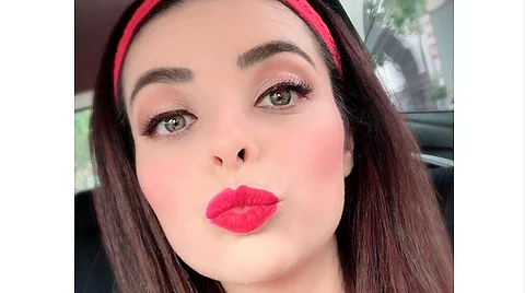 La actriz dijo que no le robaron su información privada y que ella fue la que subió la foto (Foto Instagram: violetaisfel)