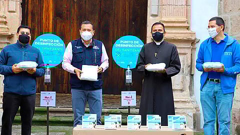 La prevención y contención del virus es un tema de corresponsabilidad entre todos “el gobierno por sí solo no podrá contener los contagios si no somos responsables toda la sociedad”, afirmó Barragán Vélez (Foto Cortesía)
