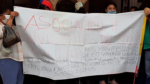 Arróniz Reyes aseguró se actualizará el padrón de las personas que pertenecen a las agrupaciones de personas con debilidad visual (Foto: Cortesía)