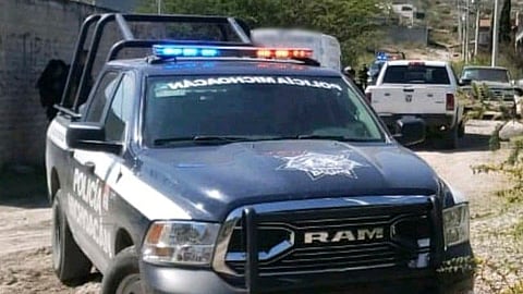 Por fortuna los uniformados resultaron ilesos (Foto: RED-113)