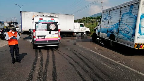 En el lugar murió una persona (Foto: Protección Civil de Morelia)