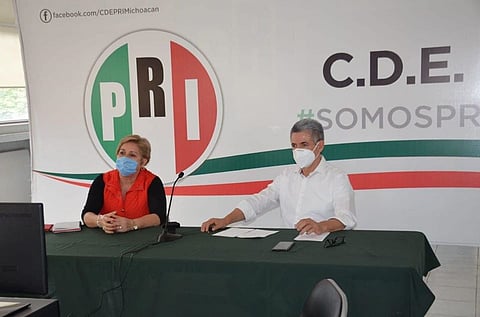 El Revolucionario Institucional abre las puertas a quienes se quieran agregar al partido, así como a los que deseen regresar a trabajar responsablemente (Foto FB: Secretaría General del PRI Michoacán)
