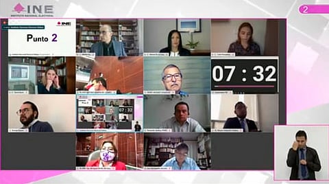 Los consejeros del INE seleccionaron 49 consejeros para 19 órganos electorales en igual número de entidades del país (Foto: Captura de pantalla)