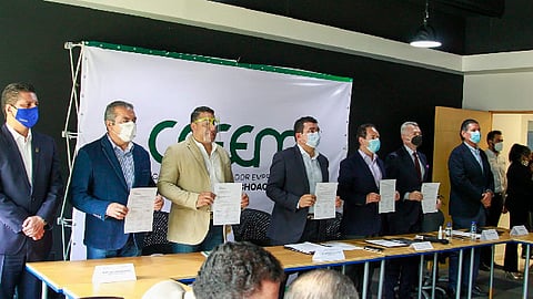 Raymundo López dio a conocer también que el Club Atlético Morelia también se une al organismo empresarial (Foto: cortesía)